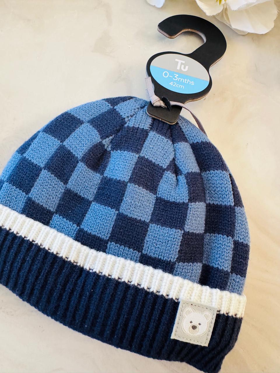 Tu Clothing knitted Checked Cap