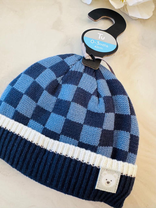 Tu Clothing knitted Checked Cap