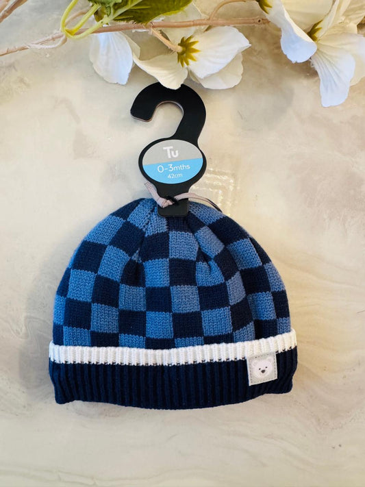 Tu Clothing knitted Checked Cap