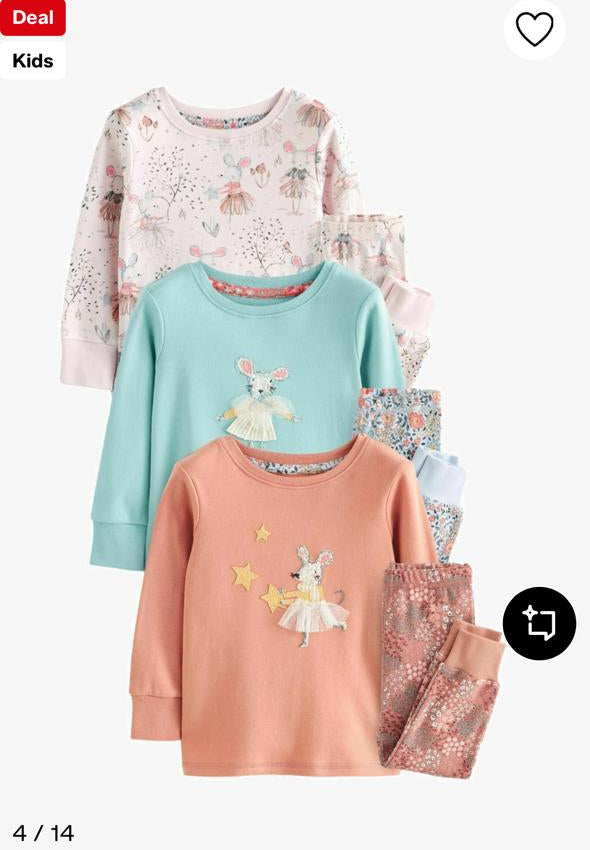 Next Embrioded Pyjamas Set
