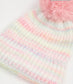 George Knitted Stripe Hat & Scarf Set