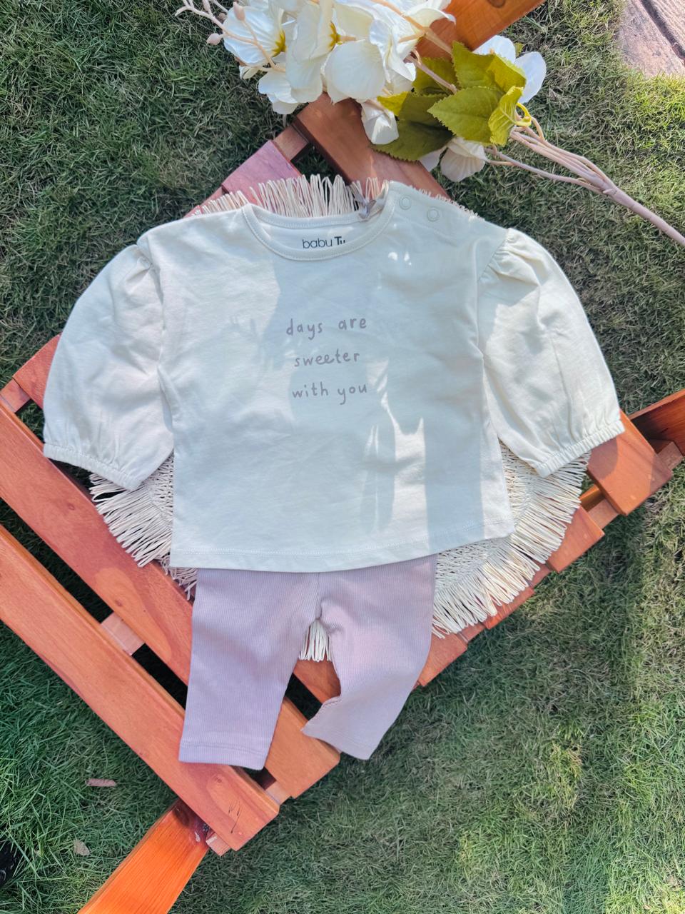 Tu Clothing "Days are sweeter with you" Pyjamas Set