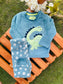 Primark Fleece printed Dinosaur Shirt & Trouser Set