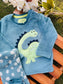 Primark Fleece printed Dinosaur Shirt & Trouser Set
