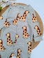 Tu Clothing Giraffe Print Sleepsuit
