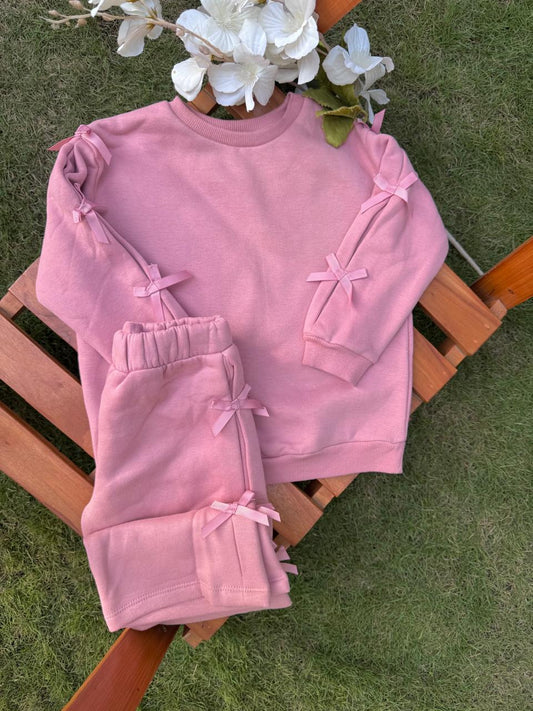 George Fleece Lined Shirt & Trouser Set