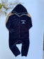 Juniors Velour " gentleman" Sleepsuit