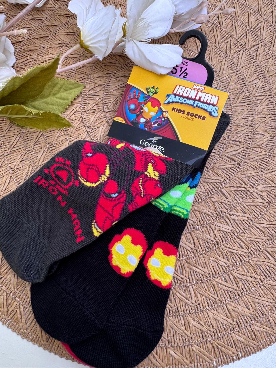George pack of 3 Socks