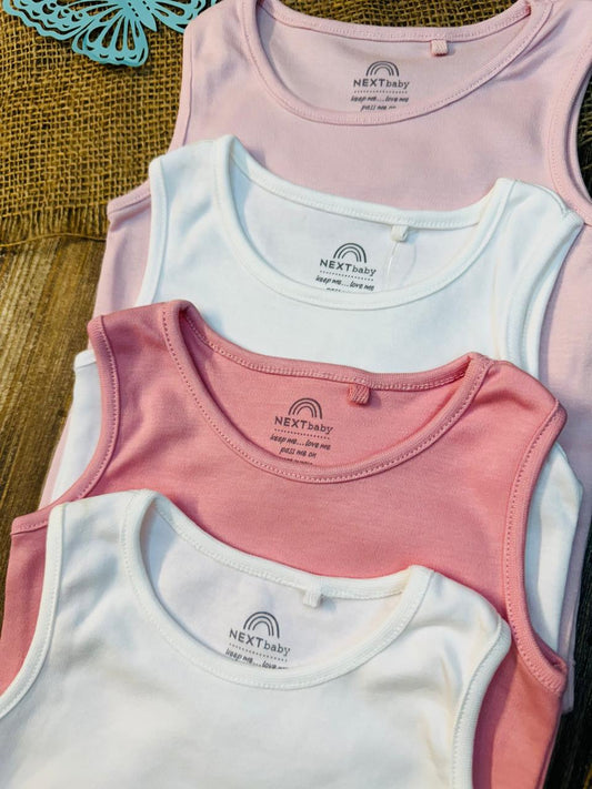 Next Pack of 4 Sleeveless Bodysuits