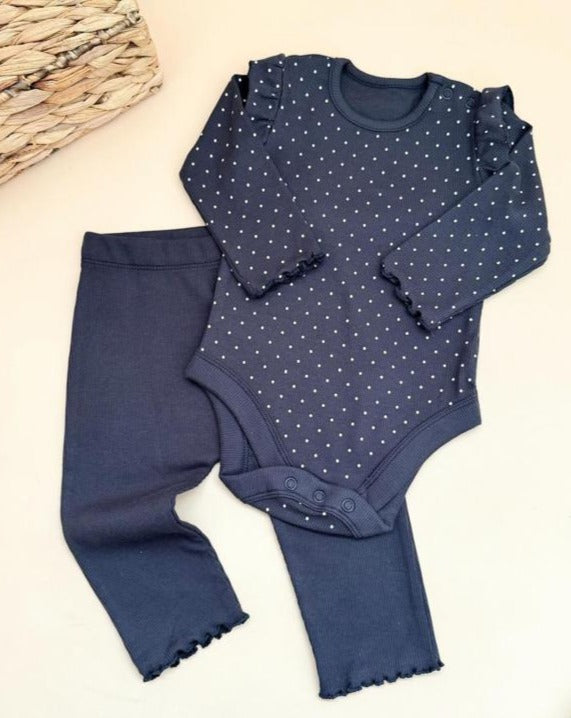 George Polka Bodysuit with Trouser