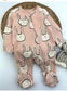 George Ribbed Bunny Faces Sleepsuit