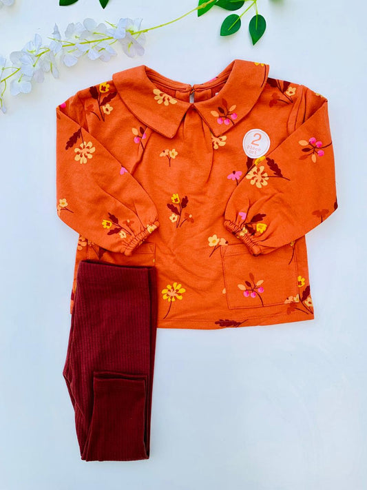 Next Pumpkin Shirt & Trouser Set