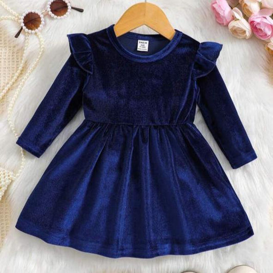 SHEIN Velour Frock