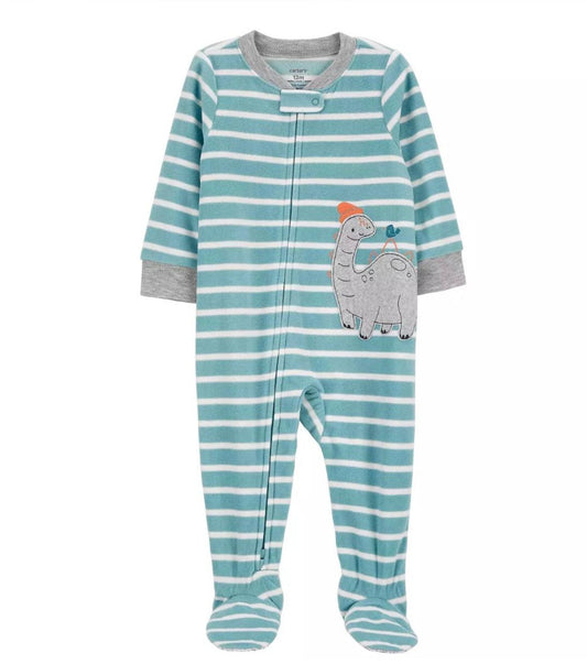 Carter's Dinosaur Fleeced Sleepsuit