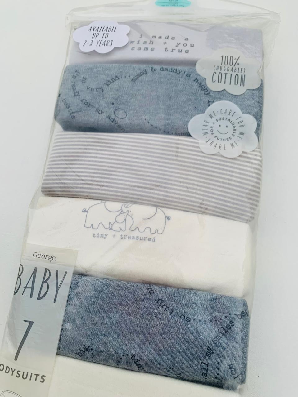 George Pack Of 7 Bodysuits