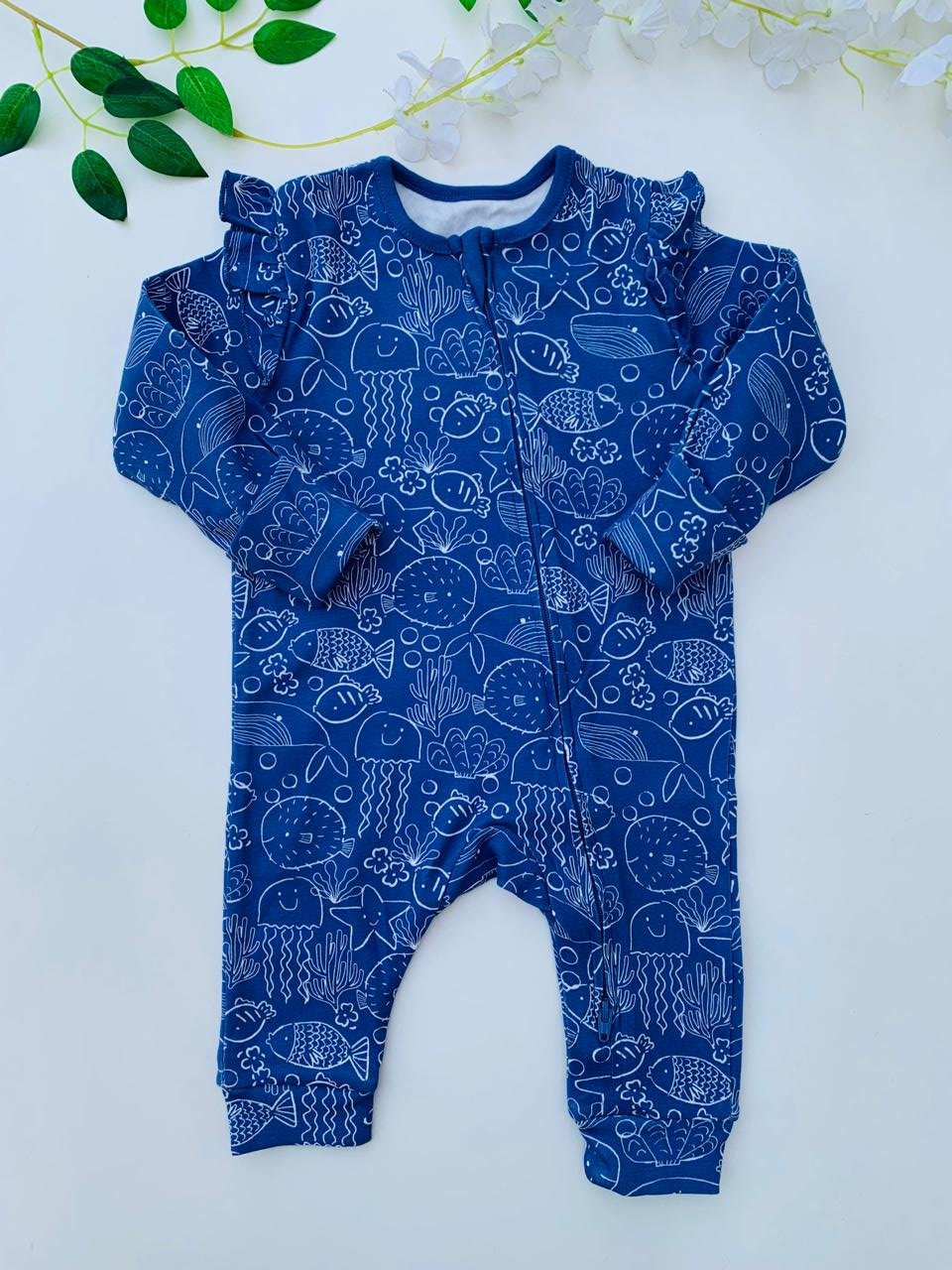 George zipped Sleepsuit