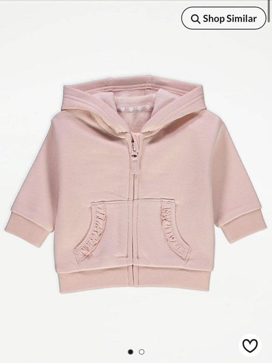 George Frill Zipped Sweat Hoodie