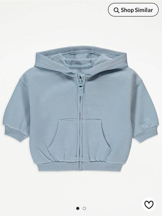 George Pale Blue Sweat Hoodie