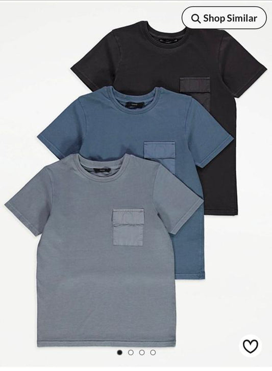 George Pack of 3 Pockets T-Shirts