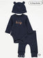 George "Just here for the Hugs" Bodysuit Cap & Trouser Set