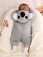 SHEIN Sherpa Koala Zipped Pramsuit