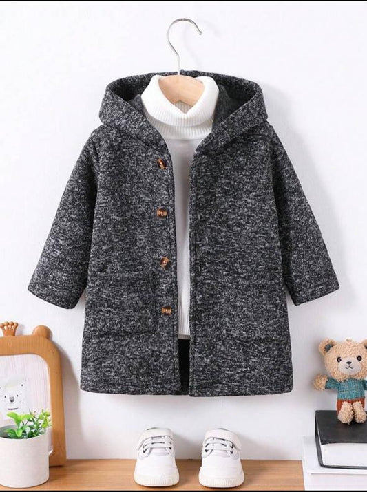 SHEIN Jersey Long Coat