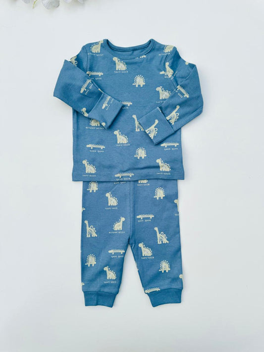 George Dino Print Shirt & Trouser Set