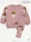 George Smiley Acorn Sweatshirt & Tights Set