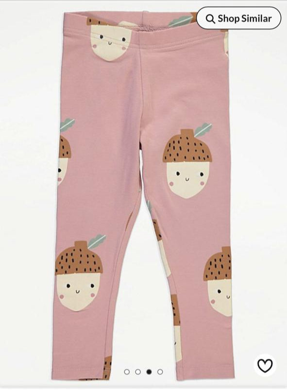 George Smiley Acorn Sweatshirt & Tights Set