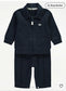 George Navy Bear Zip up Jacket With Trouser Set