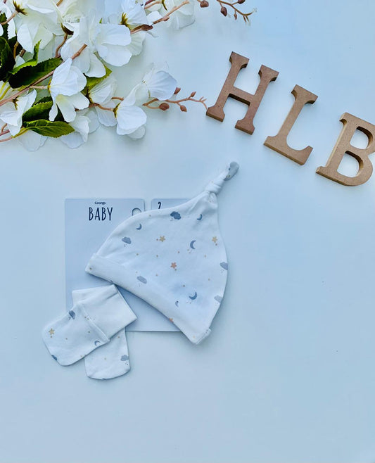 George Rainbow Cap & Mittens