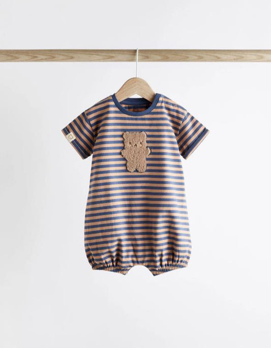 Next Embroided Bear Romper