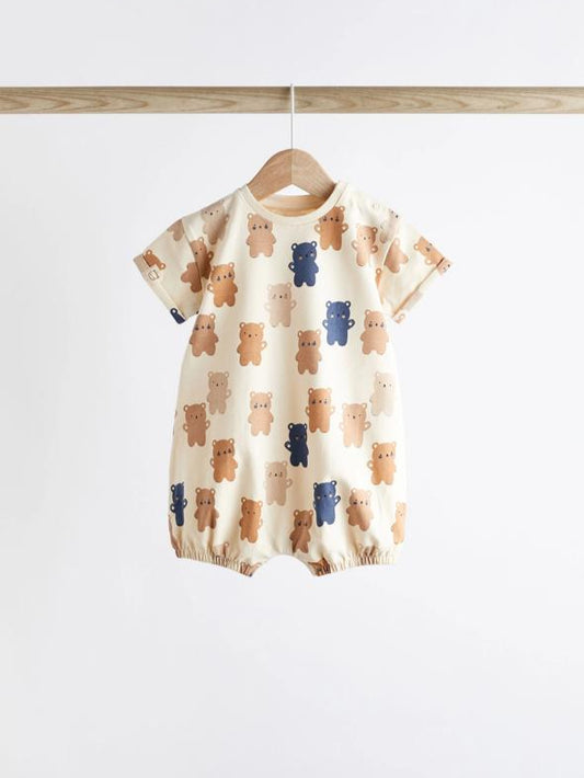 Next Printed Bear Romper