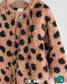 Next Sherpa Cheetah Print Sleepsuit