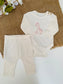 George Embroided Giraffe Bodysuit with Trouser Set