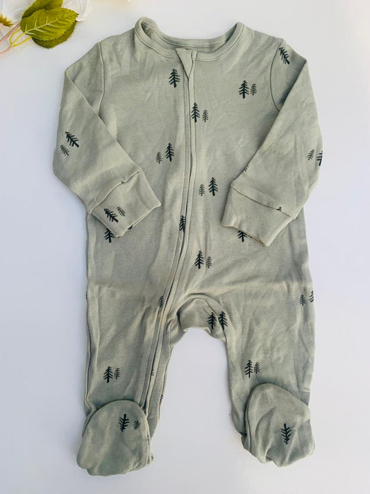 George Trees Zipped Sleepsuit