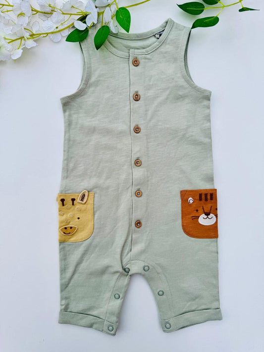 TU Clothing Safari Animals Romper