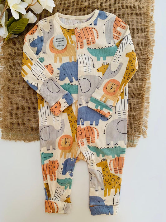 TU Clothing Safari Animals Sleepsuit