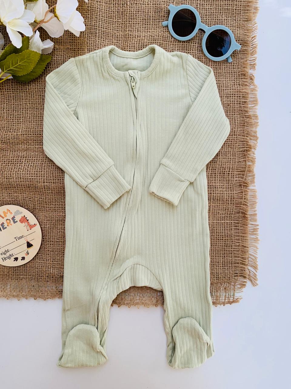 George Plain Zipped Sleepsuit