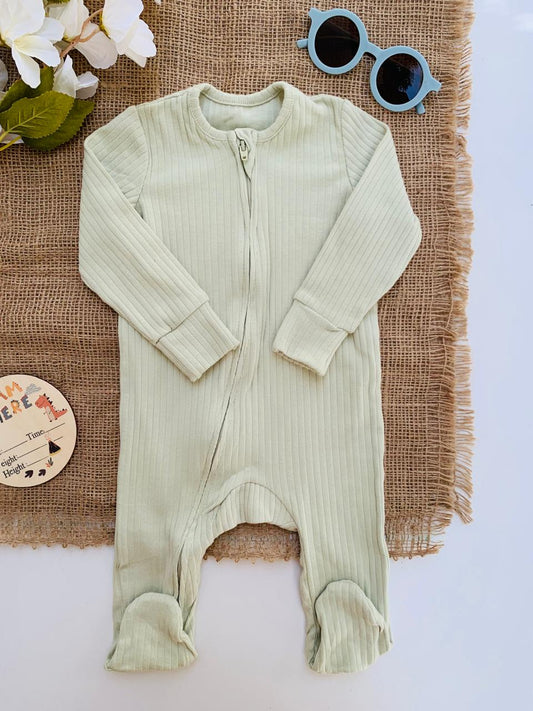 George Plain Zipped Sleepsuit