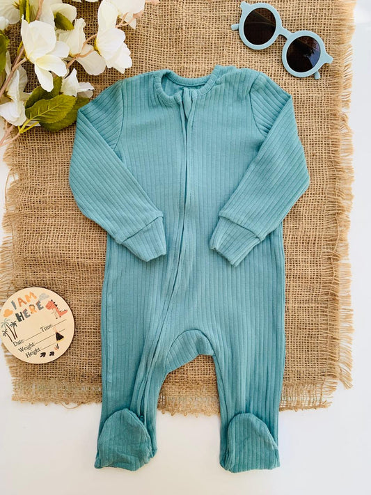 George Plain Zipped Sleepsuit