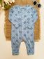 TU Clothing Stars print  Sleepsuit
