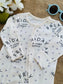George “FRIDAY is here Yappee” Zipped Sleepsuit