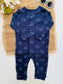 TU Clothing Stars print Sleepsuit