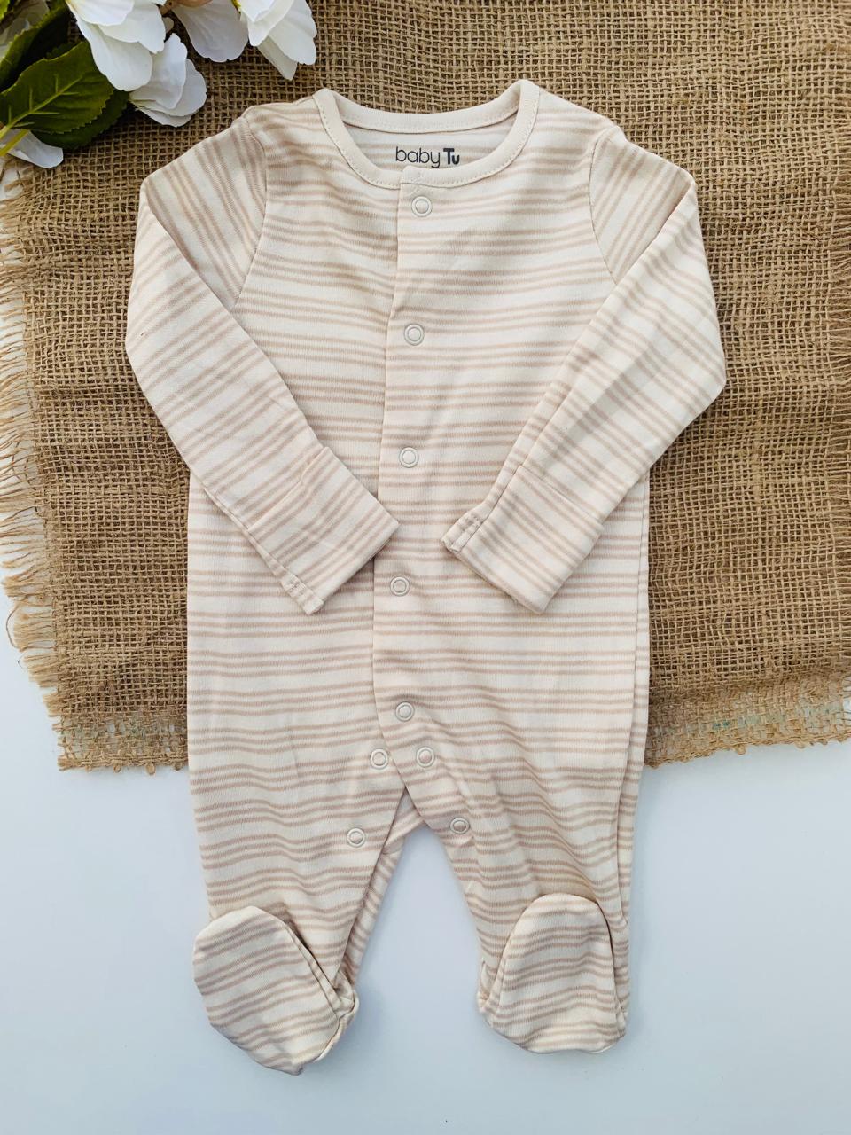 TU Clothing Stripes Sleepsuit