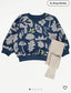 George Leaf print Sweatshirt & Legging Set