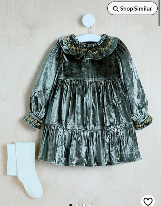George Velour Frock with Legging