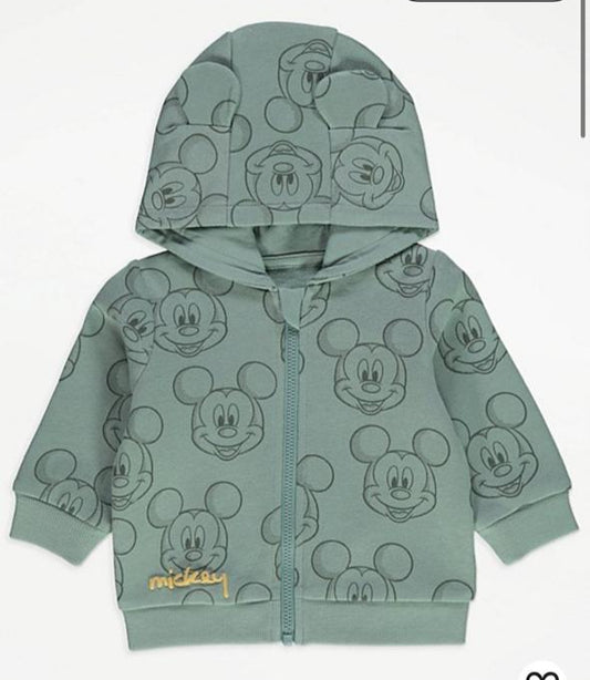 George Disney Mickey Zipped Hoodie