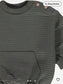 George Quilted Sweatshirt & Trouser Set