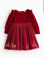 Tu Clothing Velvet Sequin Reindeer Frock